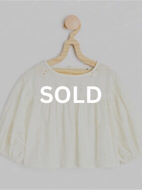 H&M eyelet embroidered blouse